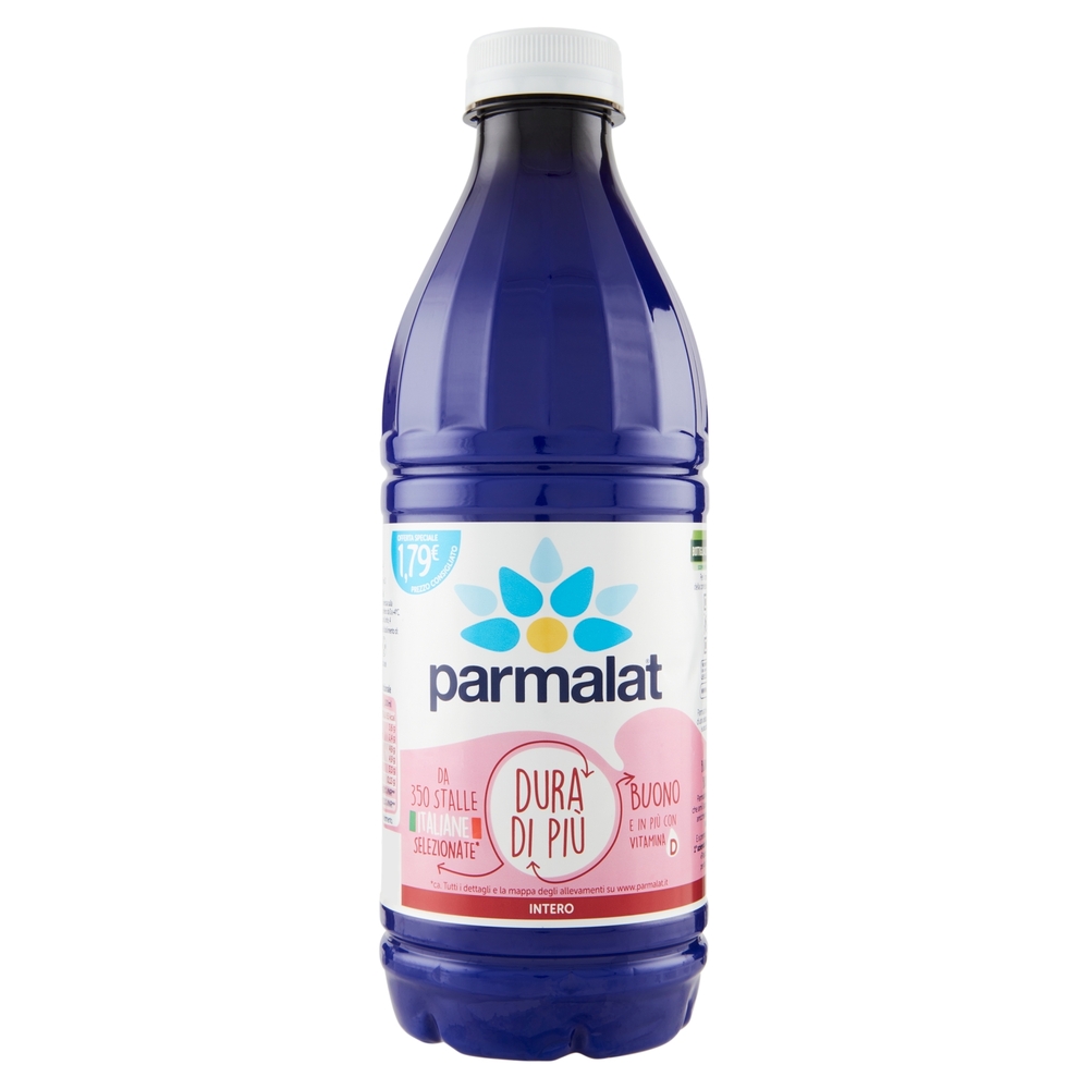 Latte Puro Blu' Intero Dura di Piu', 1 l